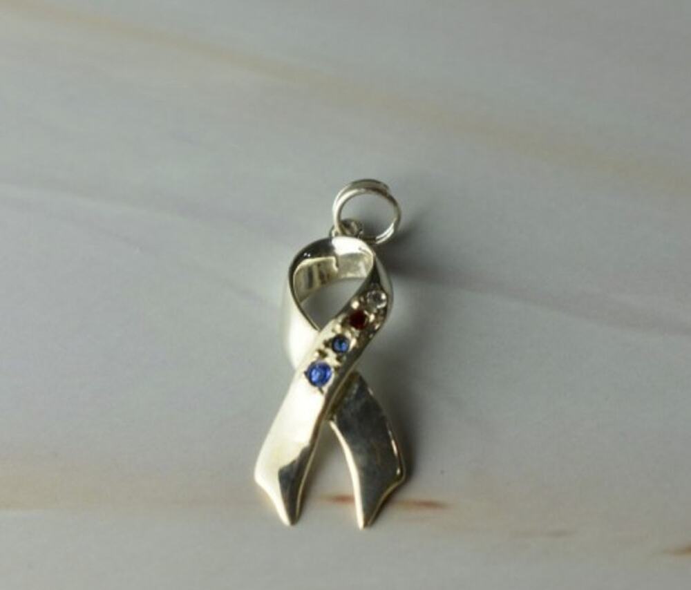 925 Sterling Silver Multicolor CZ Pendant